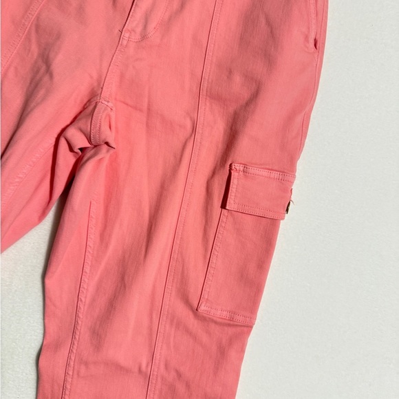 Judy Blue Size 14 Pink Straight Leg Cargo Jeans - Picture 4 of 5